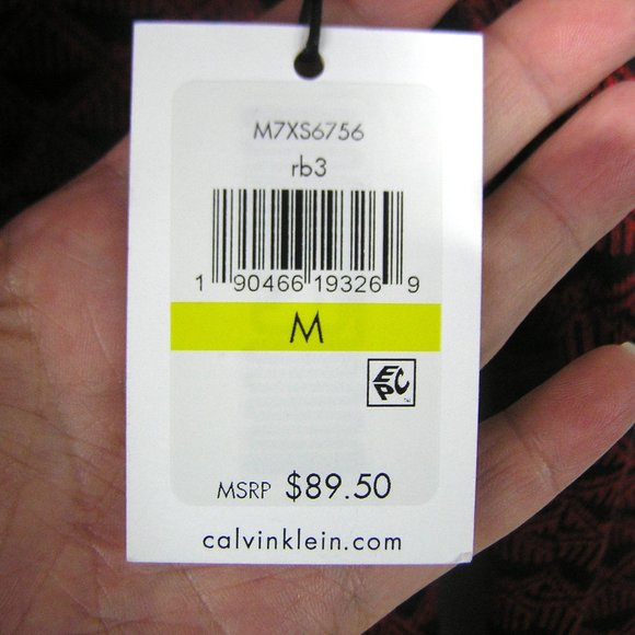 CALVIN KLEIN RED SWEATER MEDIUM - Picture 6 of 10